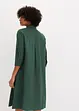 Hemdblusenkleid mit Baumwolle, bonprix