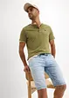 Bermuda taille élastiquée en léger denim, slim, bonprix