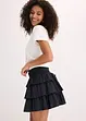 Mini-jupe 100% coton, bonprix