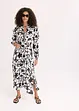 Kaftan-Kleid aus fließender Viskose, bonprix