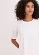 T-Shirt mit Lochstickerei, bonprix