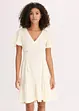 Robe légère en jersey crêpe avec manches papillon, bonprix