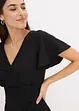 Jerseykleid aus leichtem Crêpe mit Flügelärmel, bonprix