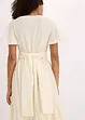 Robe légère en jersey crêpe avec manches papillon, bonprix