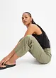 Pantalon cargo léger en Lyocell fluide, bonprix