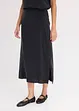 Jupe midi en viscose fluide, bonprix