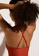 Maillot 1 pièce sculptant en matière texturée, maintien modéré, bonprix