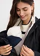 Veste de grossesse 6 en 1 avec gilet intérieur en maille polaire amovible et fonction portage, bonprix