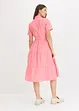 Robe-chemise en matière élastique, bonprix