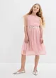 Robe en crêpe avec ceinture ornée de sequins, bonprix