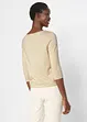 Pull en fine maille coton et soie, bonprix