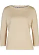 Pull en fine maille coton et soie, bonprix