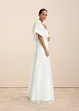Robe de mariée à encolure Bardot avec dentelle, bonprix