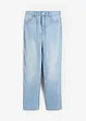 Loose-Fit Stretch-Jeans mit verstellbarem Bund, Straight, bonprix