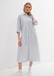 Robe à col chemise, 100% coton, bonprix
