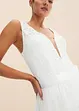 Robe de mariée brodée de sequins avec jupe en tulle amovible, bonprix