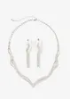 Collier + boucles d'oreille (ens. 2 pces), bonprix