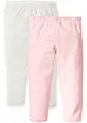 Lot de 2 leggings avec dentelle en bas des jambes, bonprix