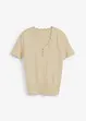 Pull coton et soie, bonprix