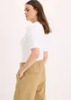 Jersey-Hose mit Bundfalten, bonprix