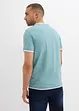 2 in 1 Shirt, Kurzarm (2er Pack), bonprix