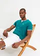 2 in 1 Shirt, Kurzarm (2er Pack), bonprix
