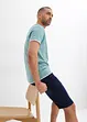 2 in 1 Shirt, Kurzarm (2er Pack), bonprix