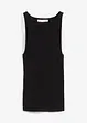 Top ajusté en maille de viscose mélangée, bonprix