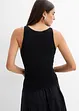 Top ajusté en maille de viscose mélangée, bonprix
