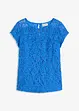 Blouse en dentelle cordée, bonprix