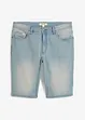 Stretch-Jeans-Bermuda mit verstärktem Schritt, Regular Fit, bonprix