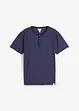 T-shirt à col Henley, 100% coton, bonprix