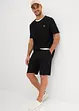 T-Shirt und Shirt-Bermuda (2-tlg.Set) aus reiner Bio-Baumwolle, bonprix