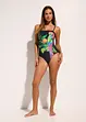 Maillot 1 pièce sculptant, maintien léger, bonprix