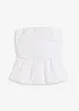 Blouse sans manches à base volumineuse, bonprix