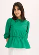Bluse mit Puffärmeln und Rückenausschnitt, bonprix
