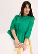Bluse mit Puffärmeln und Rückenausschnitt, bonprix