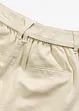 Short en twill avec ceinture à nouer, bonprix