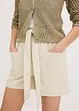 Short en twill avec ceinture à nouer, bonprix