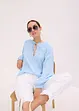 Bluse mit metallisierten Streifen, bonprix