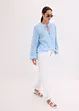 Bluse mit metallisierten Streifen, bonprix