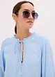 Bluse mit metallisierten Streifen, bonprix