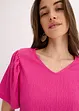 Shirt aus strukturiertem Crêpe, bonprix