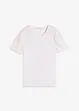 Shirt aus strukturiertem Crêpe mit Flügelärmel, bonprix