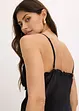 Robe longue et fluide en satin, bonprix