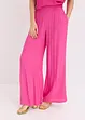 Pantalon taille élastiquée en viscose fluide, bonprix