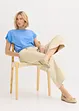 T-shirt en viscose avec dentelle, bonprix