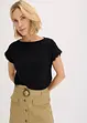 Viskose Shirt mit Spitze, bonprix