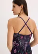 Robe longue en tulle délicat avec bretelles, bonprix