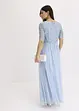 Robe longue avec broderie en sequins, bonprix